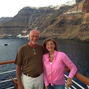 Guests onboard a cruise in the Greek Isles