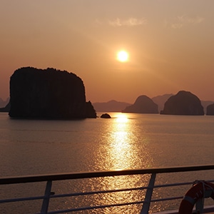 Geoffrey DeVito Ko Yao Noi Sunrise from cruise ship