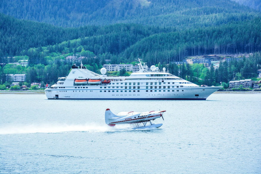 Juneau Alaska Cruise Ship Sea Plane