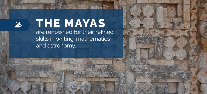 Mayan stone carvings