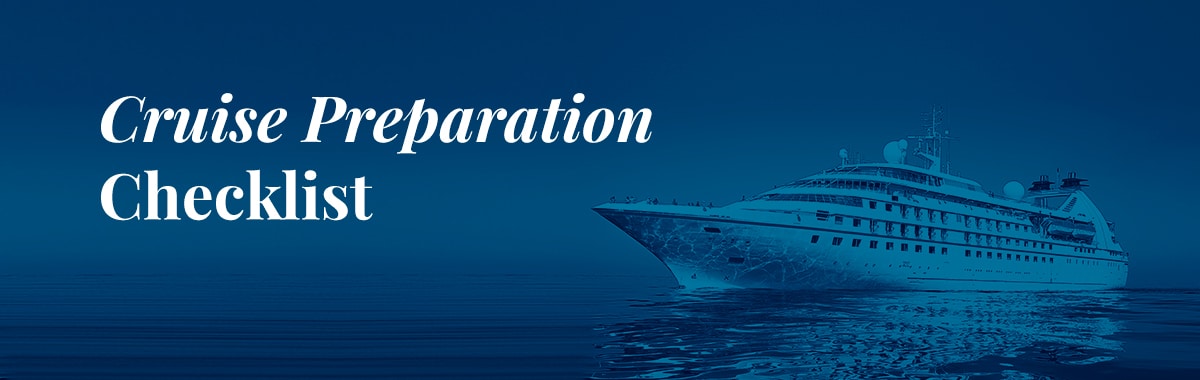 Cruise preparation list
