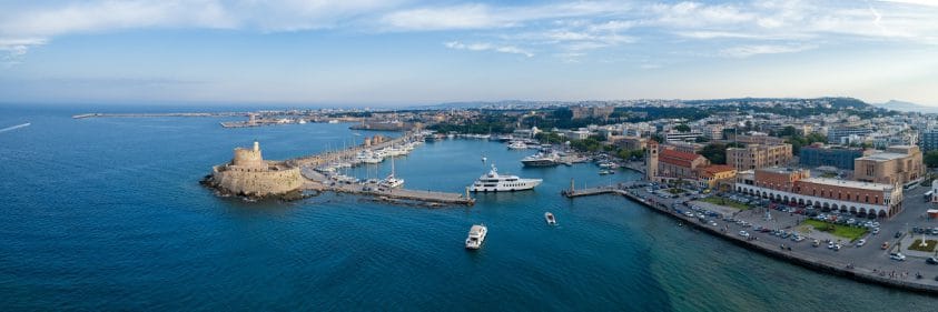 Coastline of Rhodes