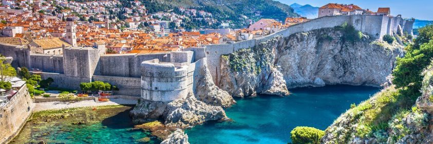 The coast of Dubrovnik, Croatia
