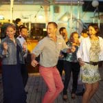 Dancing on deck