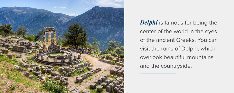The Archeological Site of Delphi