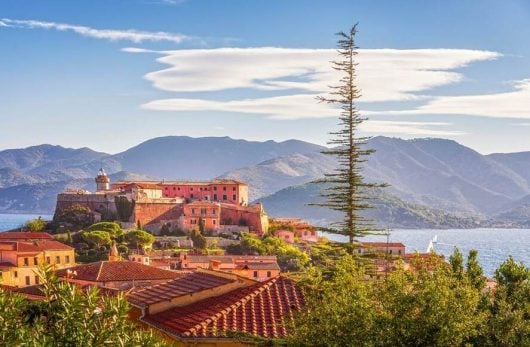 Landscape in Portoferraio, Elba